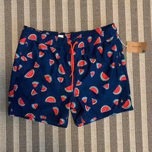 NWT Men's Sperry Watermelon Swim Trunks